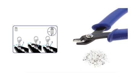 Lær at bruge klemmeperle tangen fra Beadsmith - Uniq Perler