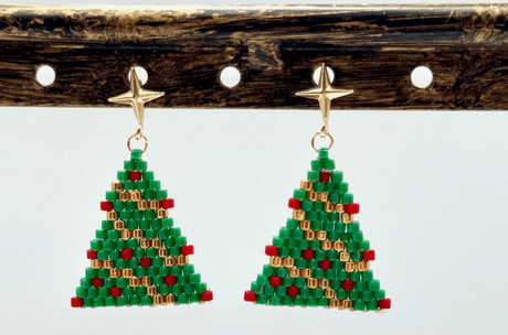 Lær at lave Miyuki juletræer - Uniq Perler