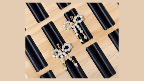 Lær at lave sløjfe øreringe - Uniq Perler