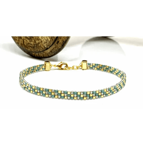 Lær at væve et miyuki armbånd - Uniq Perler