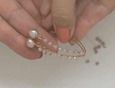 Lær wire wrapping om ørekroge - Uniq Perler