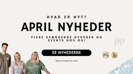 Nyt i april: TOHO perler, langtidsholdbart sølv og Banko-event - Uniq Perler