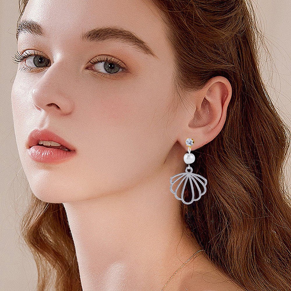 15 par örhängen med klara zirkonia – 925 sterlingsilver stift – Uniq Perler – 