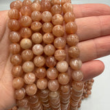 Sunstone Beads – Round (8mm)