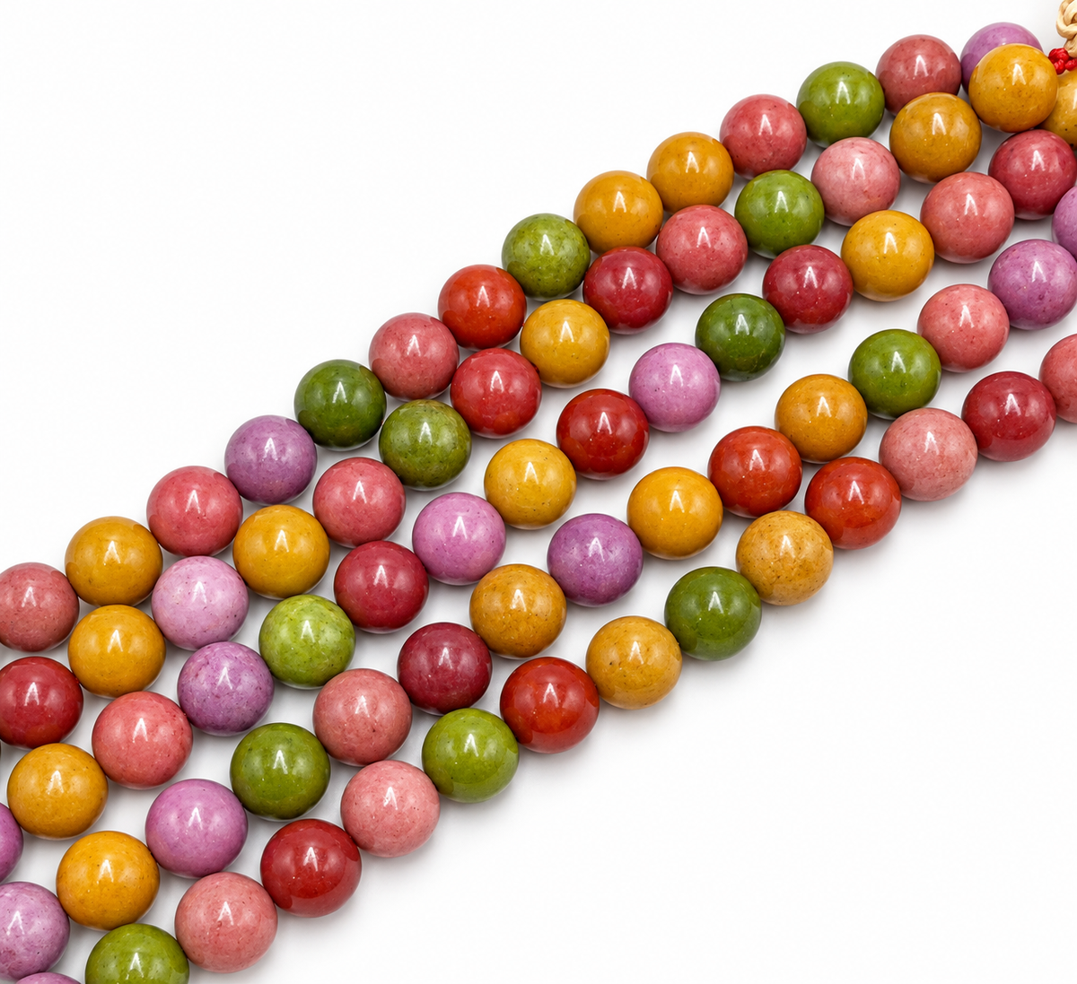 Malaysia Jade Beads – Color Mix, Round (10mm)