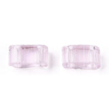 2 - Huls Glasperler, Rosa, 4,5x2,5mm, 10 Stk. - Uniq Perler - 111272