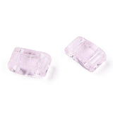 2 - Huls Glasperler, Rosa, 4,5x2,5mm, 10 Stk. - Uniq Perler - 111272