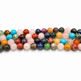 Naturstens Mix Perler – Runde (10mm)