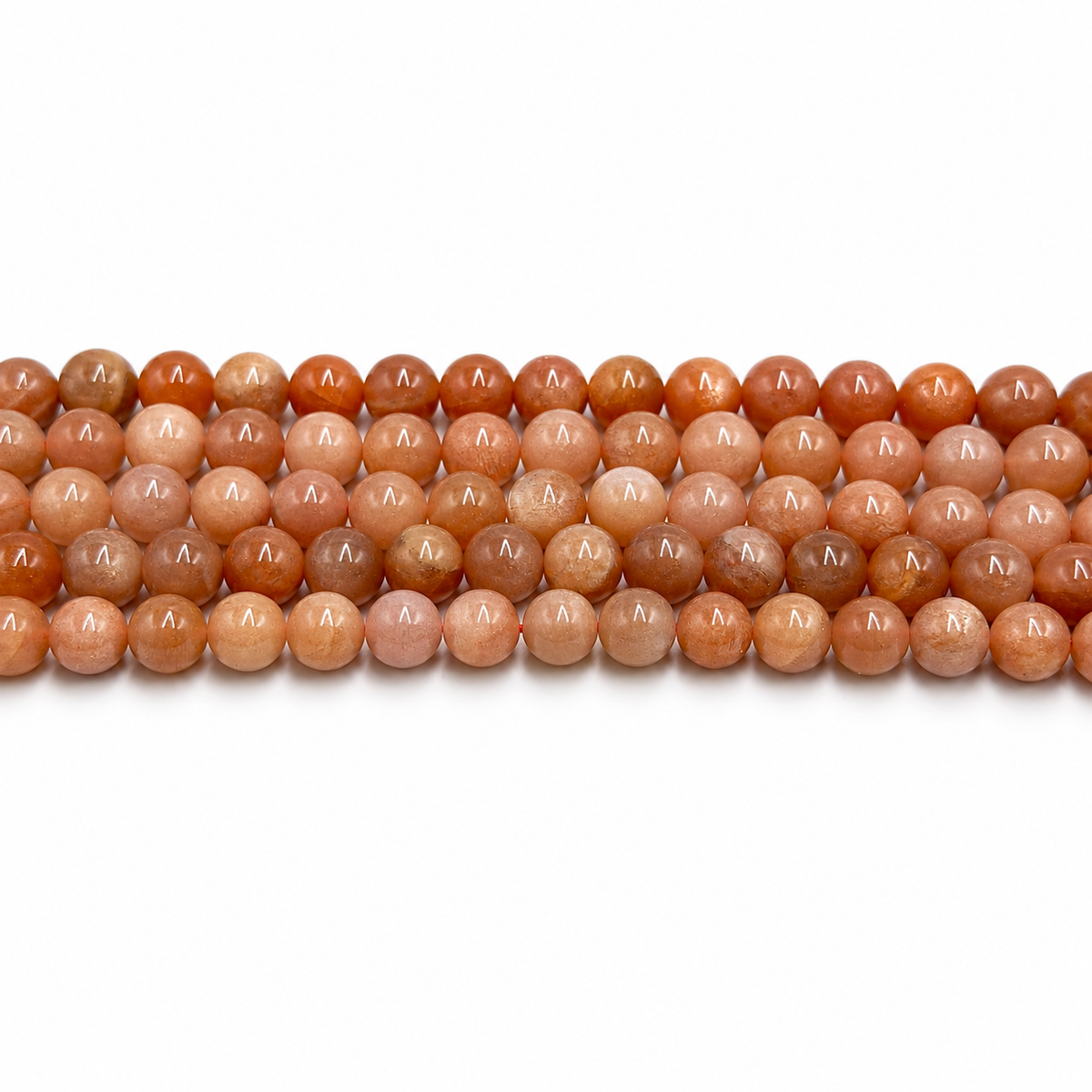 Solsten Perler – Orange, Runde (8mm)