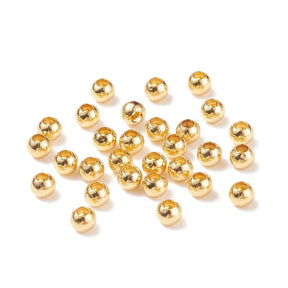 3 mm Rund, langlebige Vergoldet Perle (20 Stk.) - Uniq Perler - 117071