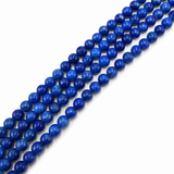 Jade Perler – Blå, Runde (10mm)