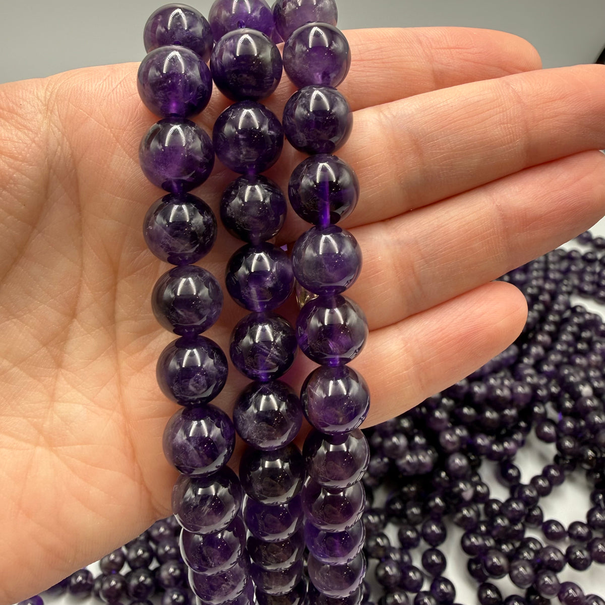 Amethyst Beads – Round (10mm) 