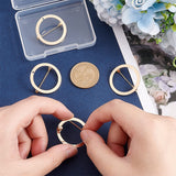 4 stk brocher – 18K Forgyldt (28,5mm) - Uniq Perler - 711851