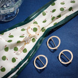 4 stk brocher – 18K Forgyldt (28,5mm) - Uniq Perler - 711851