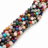 Naturstens Mix Perler – Runde (10mm)