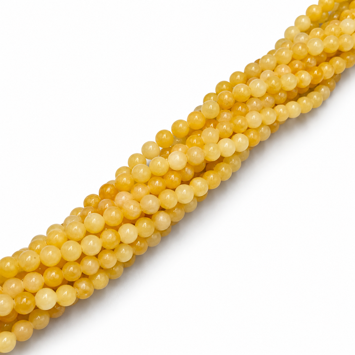 Jade Perler – Gul, Runde (6mm)