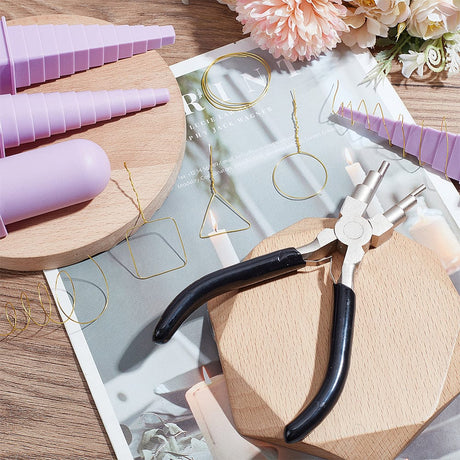 6 i én Wire Looping Tang Med Tårnsæt - Uniq Perler - 113538