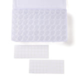 60 Stk Beholdere I Samlet Opbevaringskasse – Klar (27x16x5,7cm) - Uniq Perler - 148898