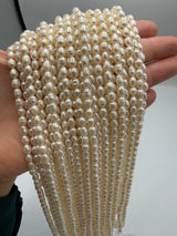 Ferskvandsperler – Rice, Grade AA (5-6,5x4-4,5mm)