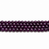 Jade Beads – Purple, Faceted, Round (8mm)