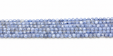 Blue Lace Agat Perler – Facetterede (3mm)