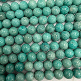 Amazonit Perler – Grøn, Grade A (10mm)