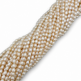 Ferskvandsperler – Rice, Grade A+ (7,5x6mm)