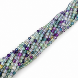 Fluorit Pärlor – Fasetterade (3mm)