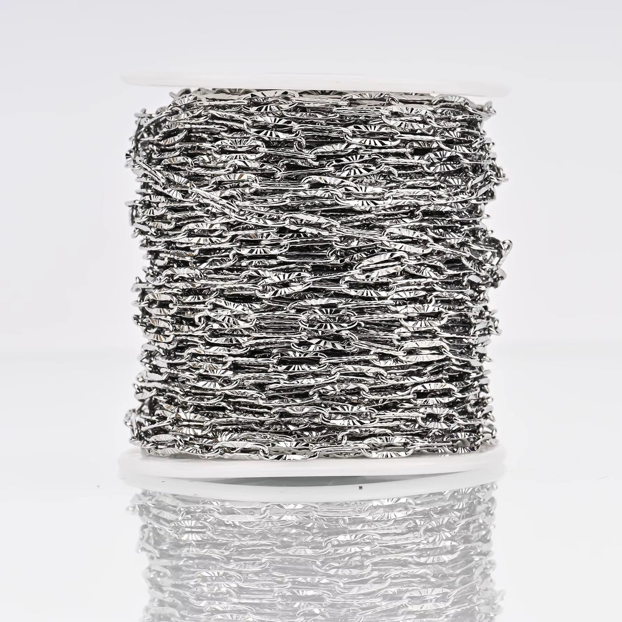 Papirklips Kæde med Star Link Mønster – Stål (3,3x9mm)