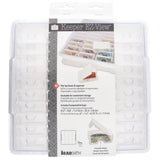 Storage Box With 32 Compartments – Clear (26x13.3x1.4cm)