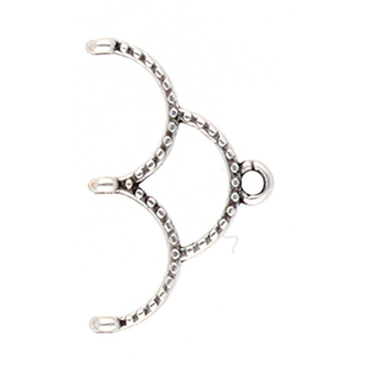 Cymbal Delica Afslutning – Antik silver Messing (1 stk)