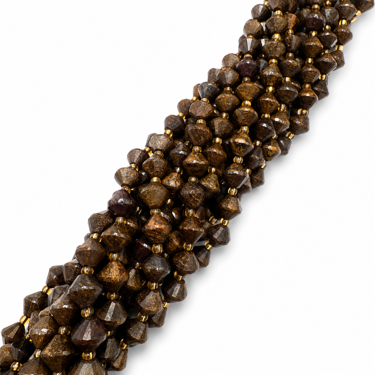 Bronze Beads – Bicones (8mm) 