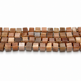Sunstone Beads – Cube-Shaped (9x11x11mm)