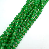 Grüner Aventurin Perlen – Facettierte Rondelle (6x8mm) 