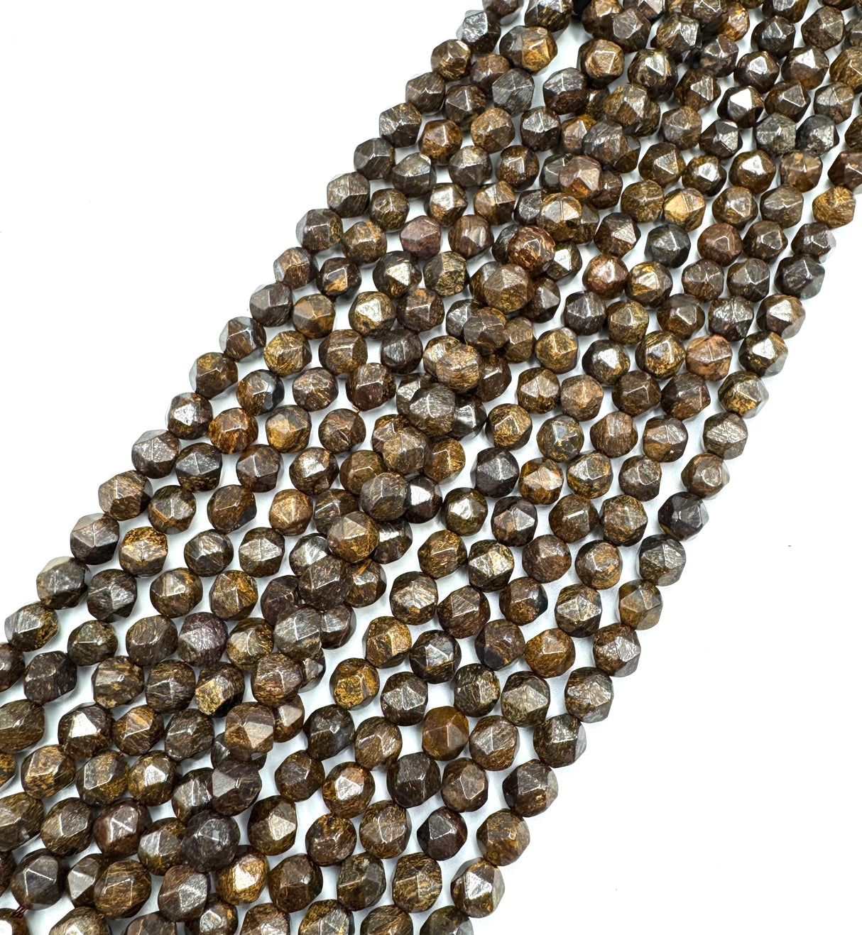 Bronzit Perler – Star Cut (8mm)