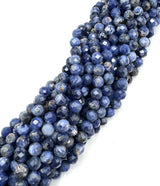 Sodalite Beads – Faceted Round (8mm) 