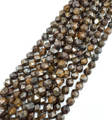 Bronzit Perlen – Sternschliff (10mm) 