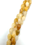 Topas-Tropfen, facettiert, (10x7mm) 
