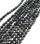 Goldene (Gylden) Obsidian Perlen – Sternschnitt (8mm) 