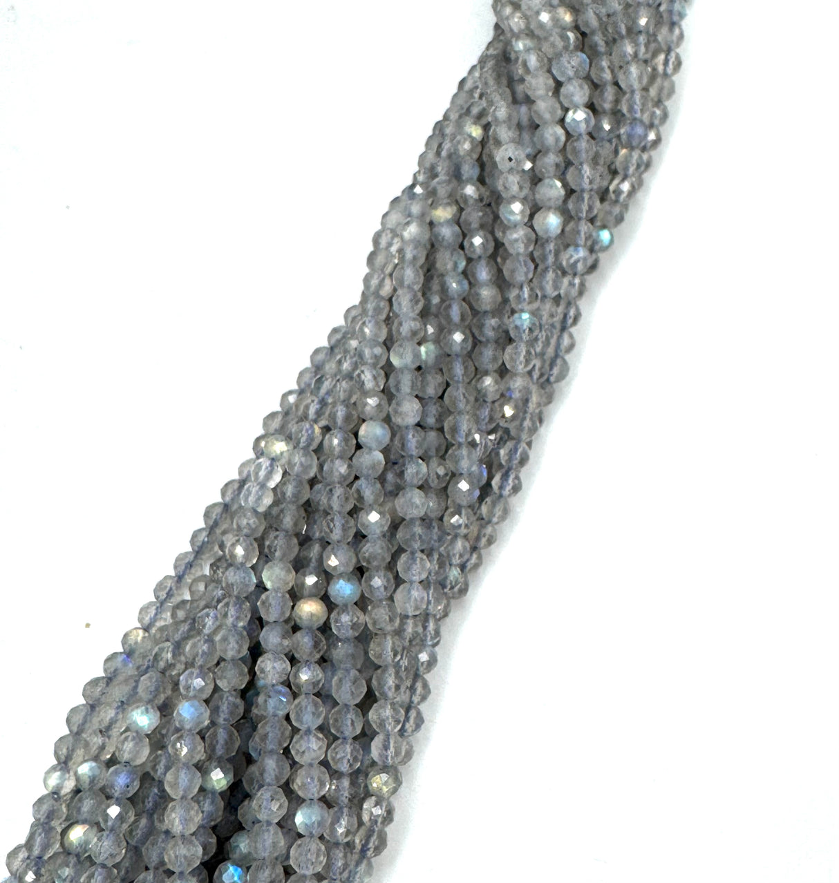 Labradorit Perlen – Rund Grade A (4mm) 
