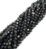 Goldene (Gylden) Obsidian Perlen – Sternschnitt (8mm) 