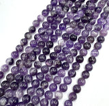 Dream Amethyst Beads – Round (8mm) 