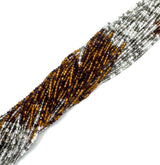 Glasperlen - Graduierte Braun/Klar Farben (2mm) 
