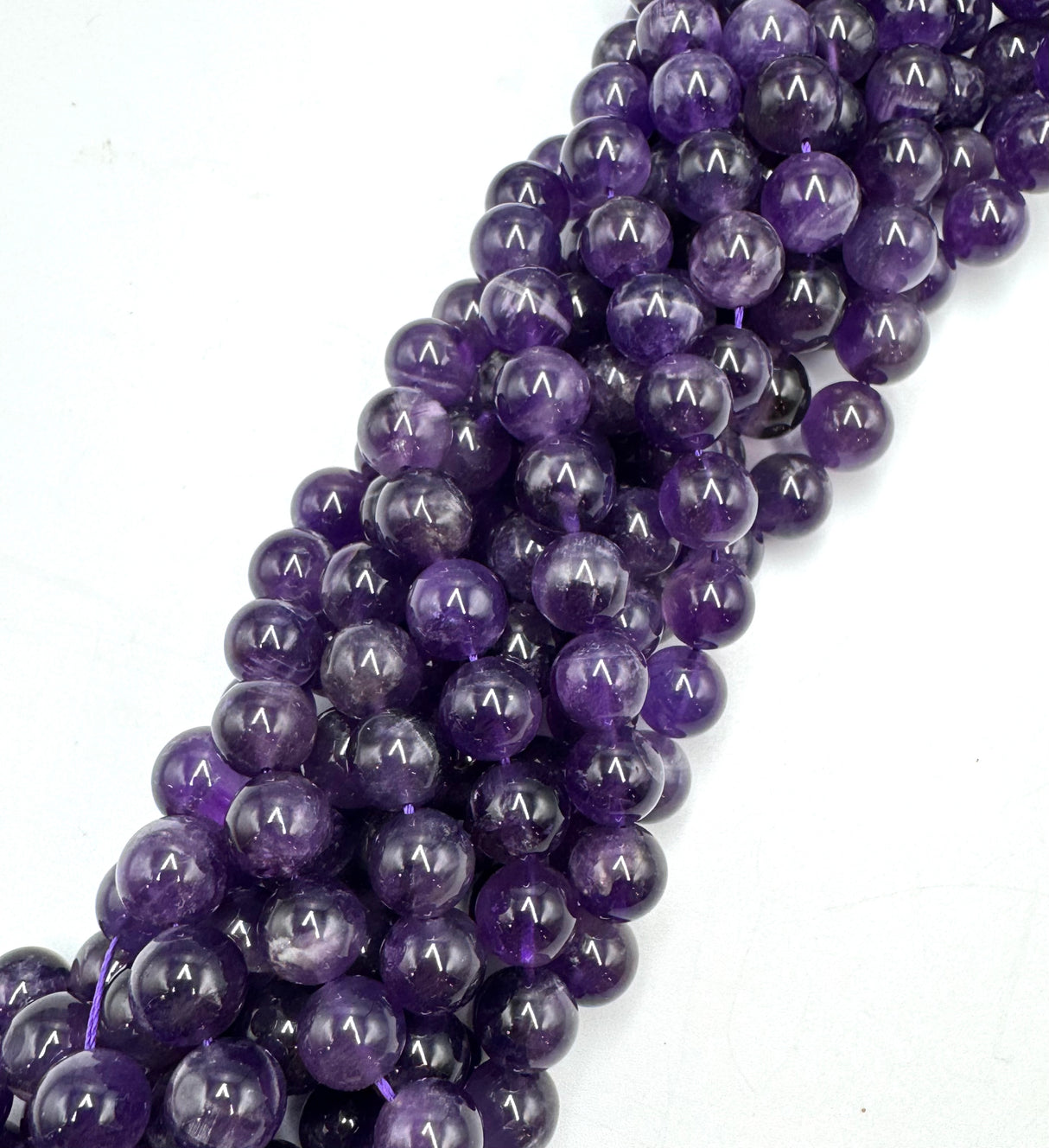 Amethyst Beads – Round (8mm) 