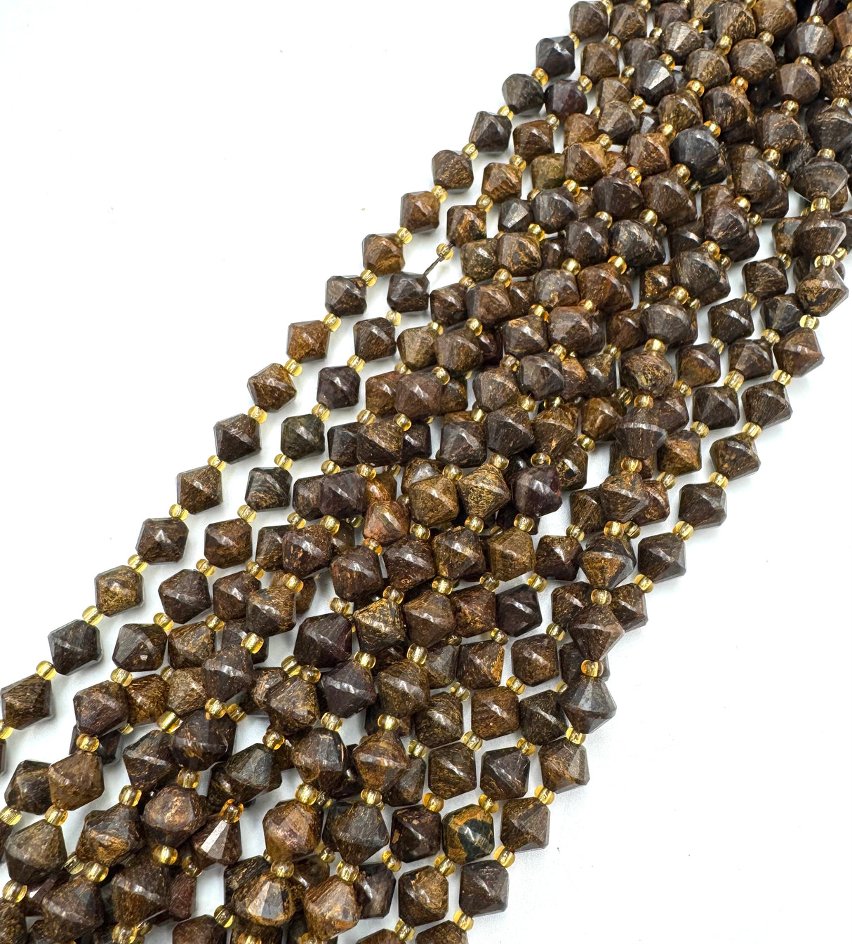 Bronze Beads – Bicones (8mm) 