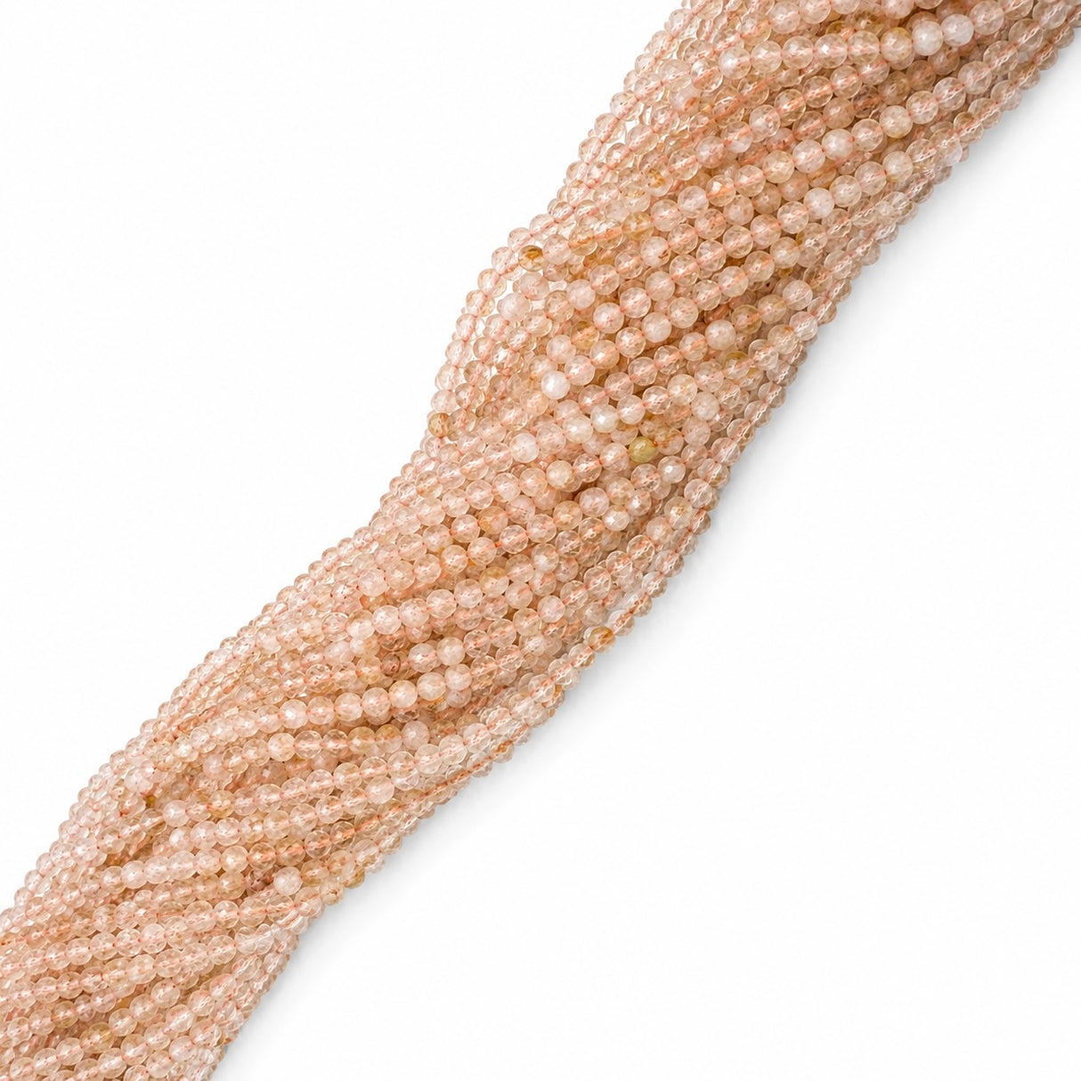 Faceted Citrine Beads - Yellow/Golden (3.5mm) 