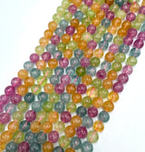 Malaysia Jade Perler – Farve Mix, Runde (8mm)