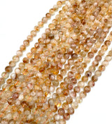 Citrine Beads – Heat Treated, Round (8~8.5mm) 