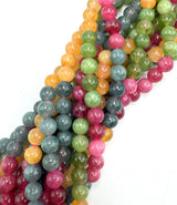 Quartz Beads – Round, Colored Mix (6-6.5mm) 