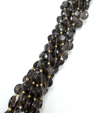 Ice Obsidian Beads – Faceted Hexagonal Flat Round (10–11mm) 